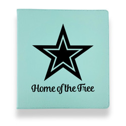 American Quotes Leather Binder - 1" - Teal