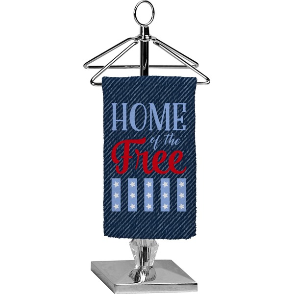 Custom American Quotes Finger Tip Towel - Full Print