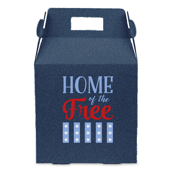American Quotes Gable Favor Box - Front