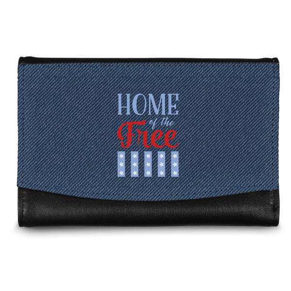 Custom American Quotes Genuine Leather Women's Wallet - Small