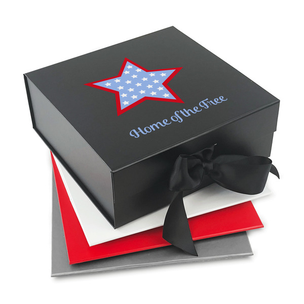 Custom American Quotes Gift Box with Magnetic Lid