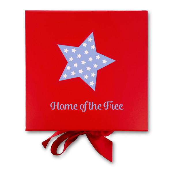 American Quotes Gift Boxes with Magnetic Lid - Red - Approval