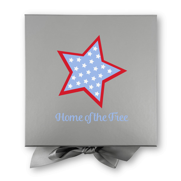 American Quotes Gift Boxes with Magnetic Lid - Silver - Approval