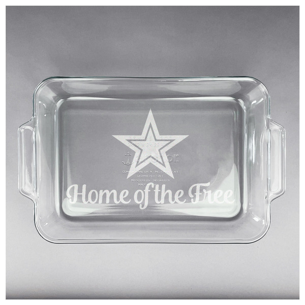 American Quotes Glass Baking Dish - APPROVAL (13x9)