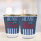 American Quotes Glass Shot Glass - with gold rim - LIFESTYLE