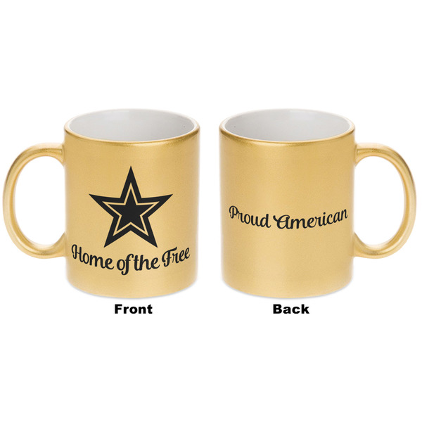 American Quotes Gold Mug - Apvl