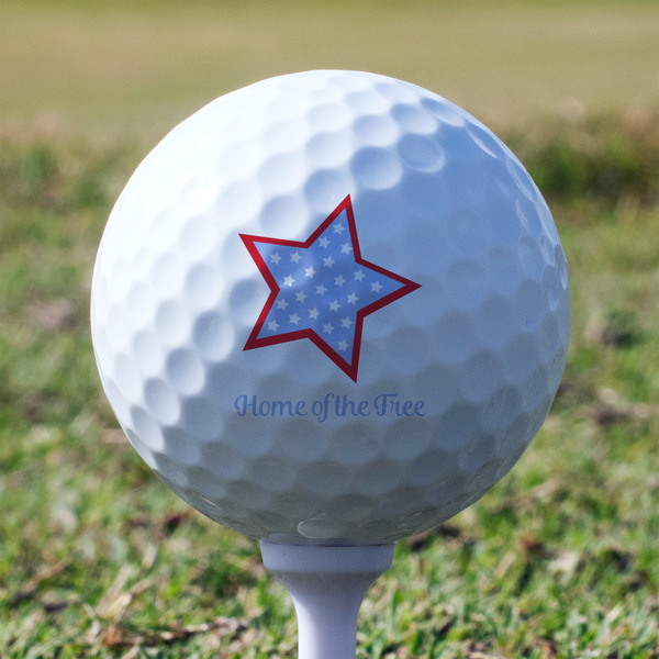 American Quotes Golf Ball - Branded - Tee