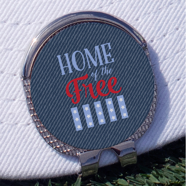 Custom American Quotes Golf Ball Marker - Hat Clip