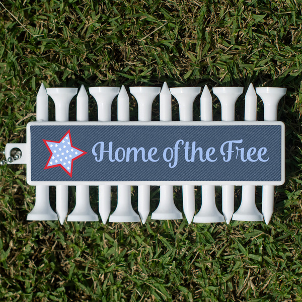 Custom American Quotes Golf Tees & Ball Markers Set (Personalized)