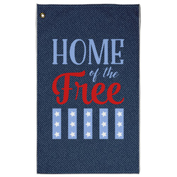 American Quotes Golf Towel - Poly-Cotton Blend