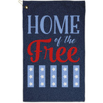 American Quotes Golf Towel - Poly-Cotton Blend - Small