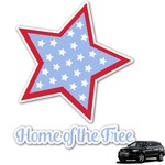 American Quotes Graphic Car Decal (Personalized)