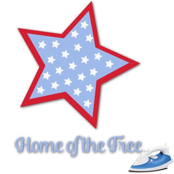 Custom American Quotes Graphic Iron On Transfer - Up to 9"x9" (Personalized)