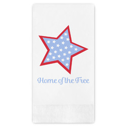 American Quotes Guest Napkins - Full Color - Embossed Edge