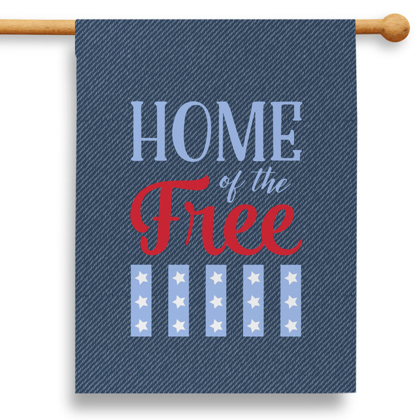 Custom American Quotes 28" House Flag - Single Sided
