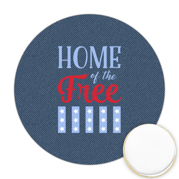 Custom American Quotes Printed Cookie Topper - 2.5"