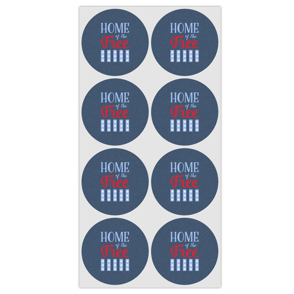 American Quotes Icing Circle - Medium - Set of 8