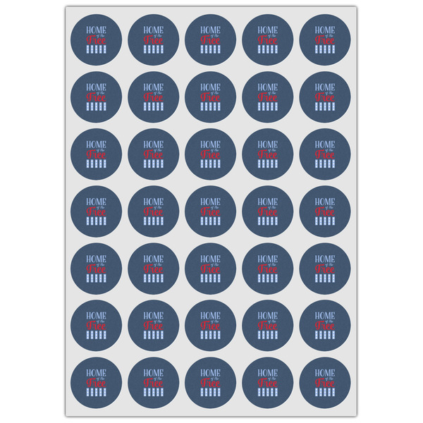 American Quotes Icing Circle - XSmall - Set of 35