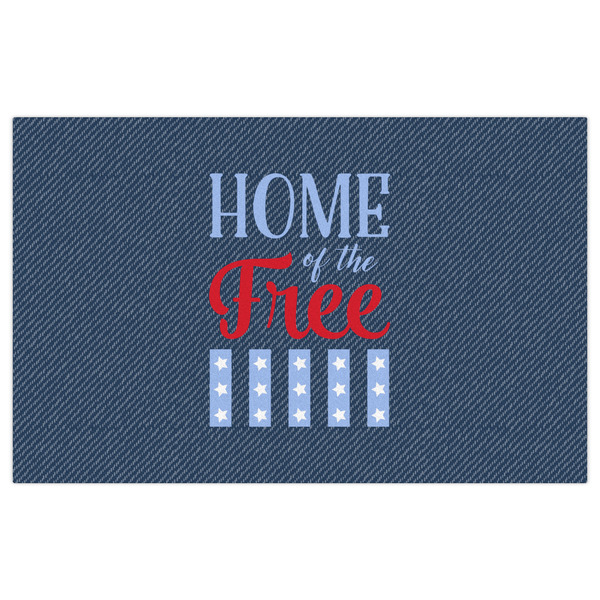 American Quotes Indoor / Outdoor Rug - 5'x8' - Front Flat
