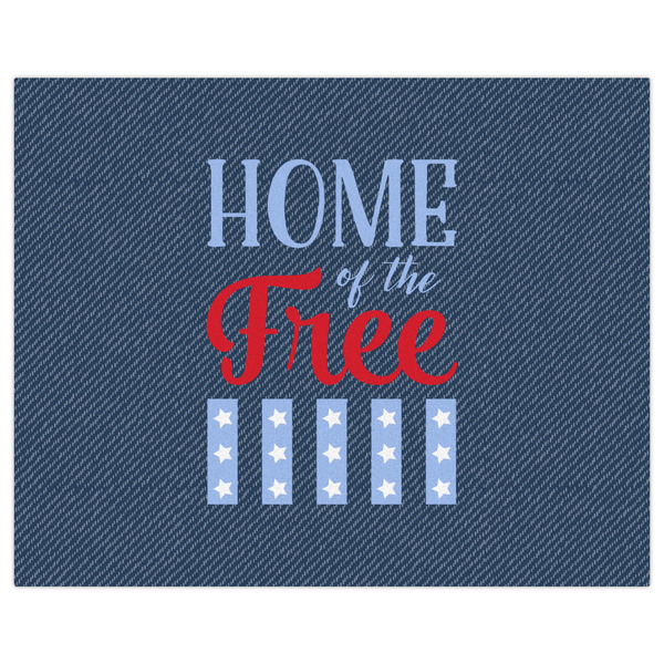 American Quotes Indoor / Outdoor Rug - 8'x10' - Front Flat
