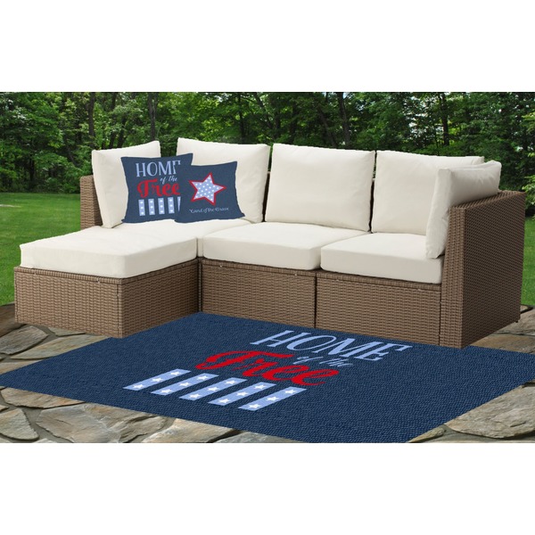 American Quotes Indoor / Outdoor Rug & Cushions