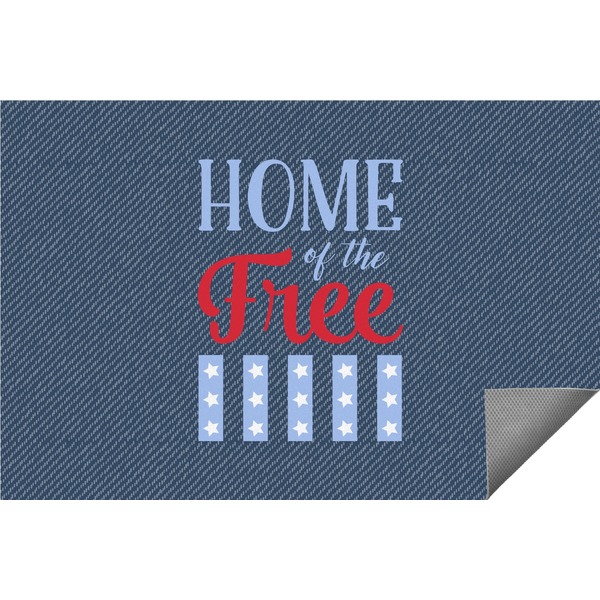 Custom American Quotes Indoor / Outdoor Rug - 8'x10'