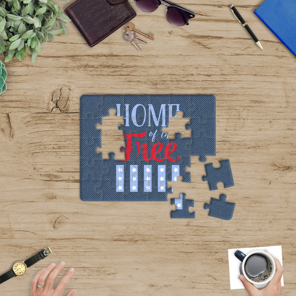 American Quotes Jigsaw Puzzle 30 Piece - In Context