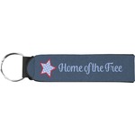 American Quotes Neoprene Keychain Fob (Personalized)
