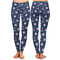 American Quotes Ladies Leggings - Front and Back