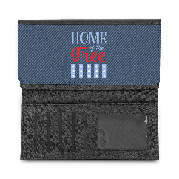 American Quotes Ladies Wallet - Half Way Open