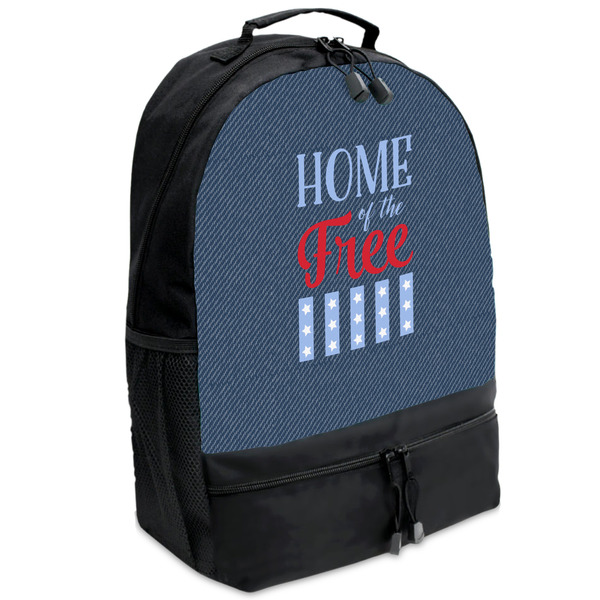 Custom American Quotes Backpacks - Black