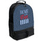 American Quotes Large Backpack - Black - Angled View
