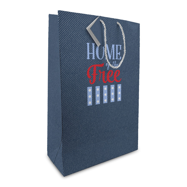 Custom American Quotes Large Gift Bag