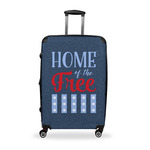 American Quotes Suitcase - 28" Large - Checked