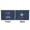 American Quotes Large Zipper Pouch Approval (Front and Back)