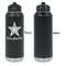 American Quotes Laser Engraved Water Bottles - Front Engraving - Front & Back View