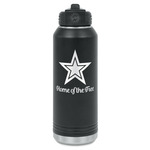 American Quotes Water Bottles - Laser Engraved - Front & Back