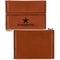 American Quotes Leather Business Card Holder Front Back Single Sided - Apvl