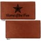American Quotes Leather Checkbook Holder Front and Back Single Sided - Apvl