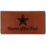 American Quotes Leatherette Checkbook Holder (Personalized)