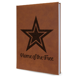 American Quotes Leather Sketchbook - Large - Single Sided