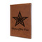 American Quotes Leather Sketchbook - Small - Single Sided