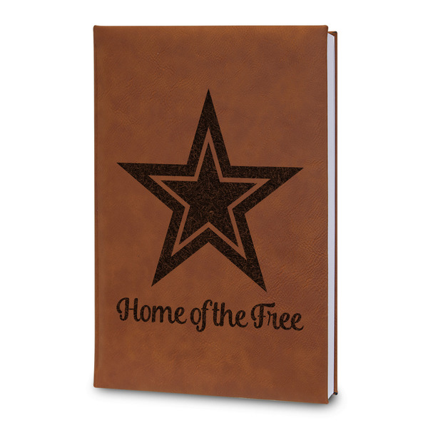 Custom American Quotes Leatherette Journal - Large - Double Sided