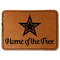 American Quotes Faux Leather Iron On Patch - Rectangle
