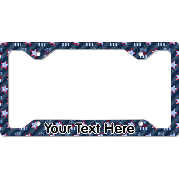 Custom American Quotes License Plate Frame - Style C
