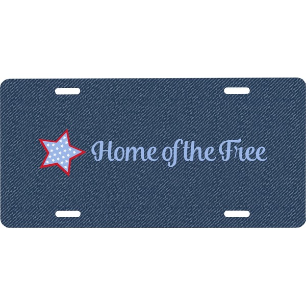 Custom American Quotes Front License Plate (Personalized)