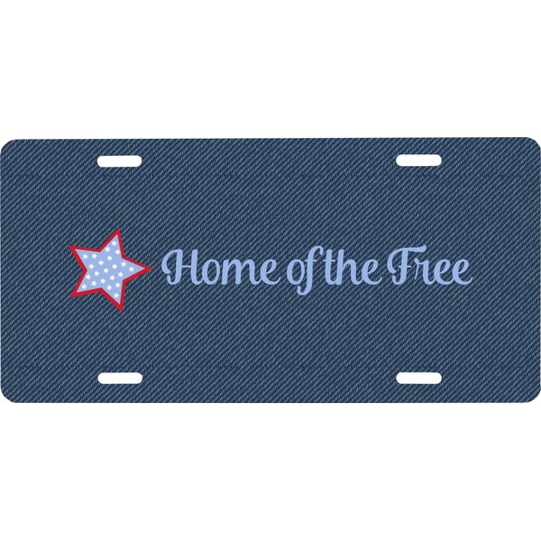 Custom American Quotes Front License Plate (Personalized)