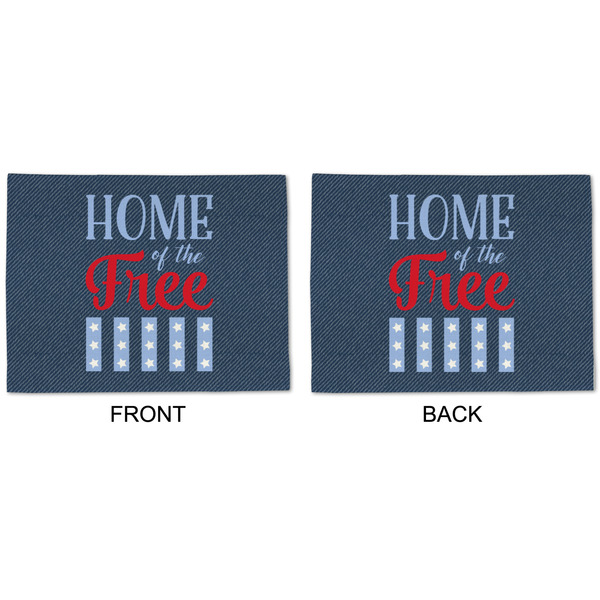 American Quotes Linen Placemat - APPROVAL (double sided)