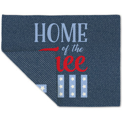 American Quotes Double-Sided Linen Placemat - Single