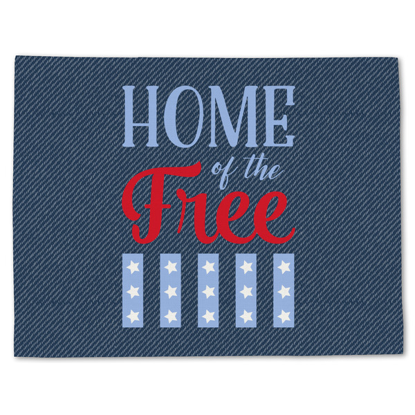 Custom American Quotes Single-Sided Linen Placemat - Single